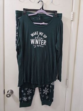 Maurices Pajama Set - 'Wake Me Up When Winter Is Over'